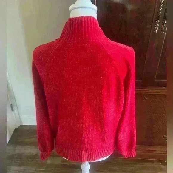 Ann Taylor LOFT red sweater turtle neck. Worn once super soft  XS. Long sleeve. - Picture 5 of 13